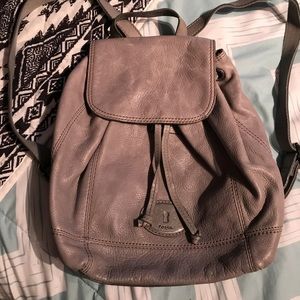 Fossil backpack - gray